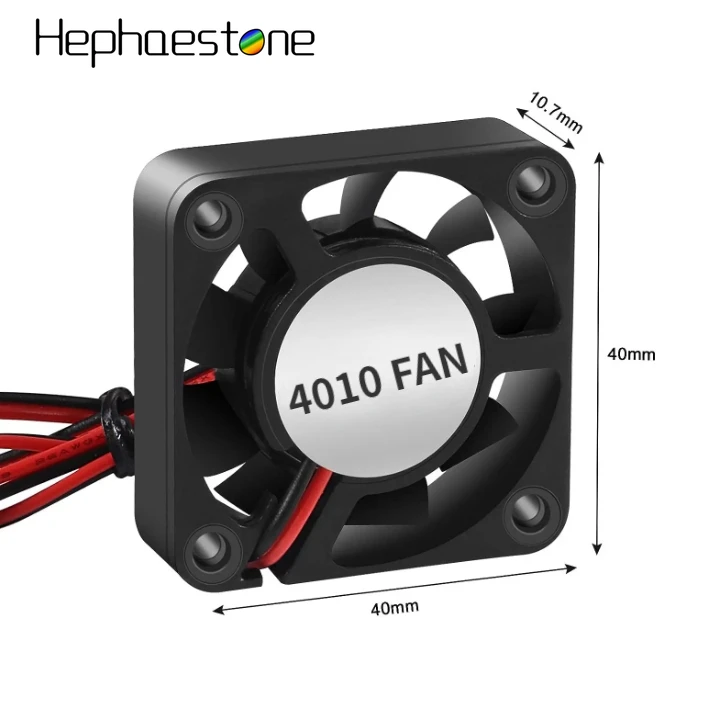 3D Printer Cooling Fan,4010 Blower 40X40X10mm Hydraulic Bearing Brushless DC 12v 24v Cooling Fans for 3D Printer with 30cm Line