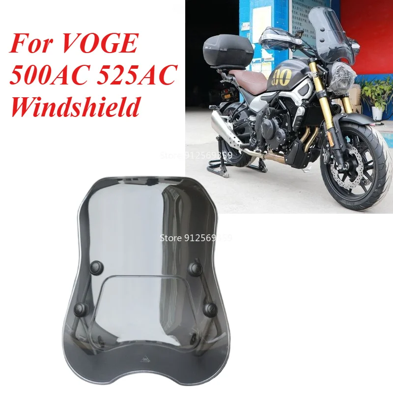 Motorcycle High Quality Windshield Windscreen Deflector For LONCIN VOGE 500AC 500 AC 525AC 525 AC