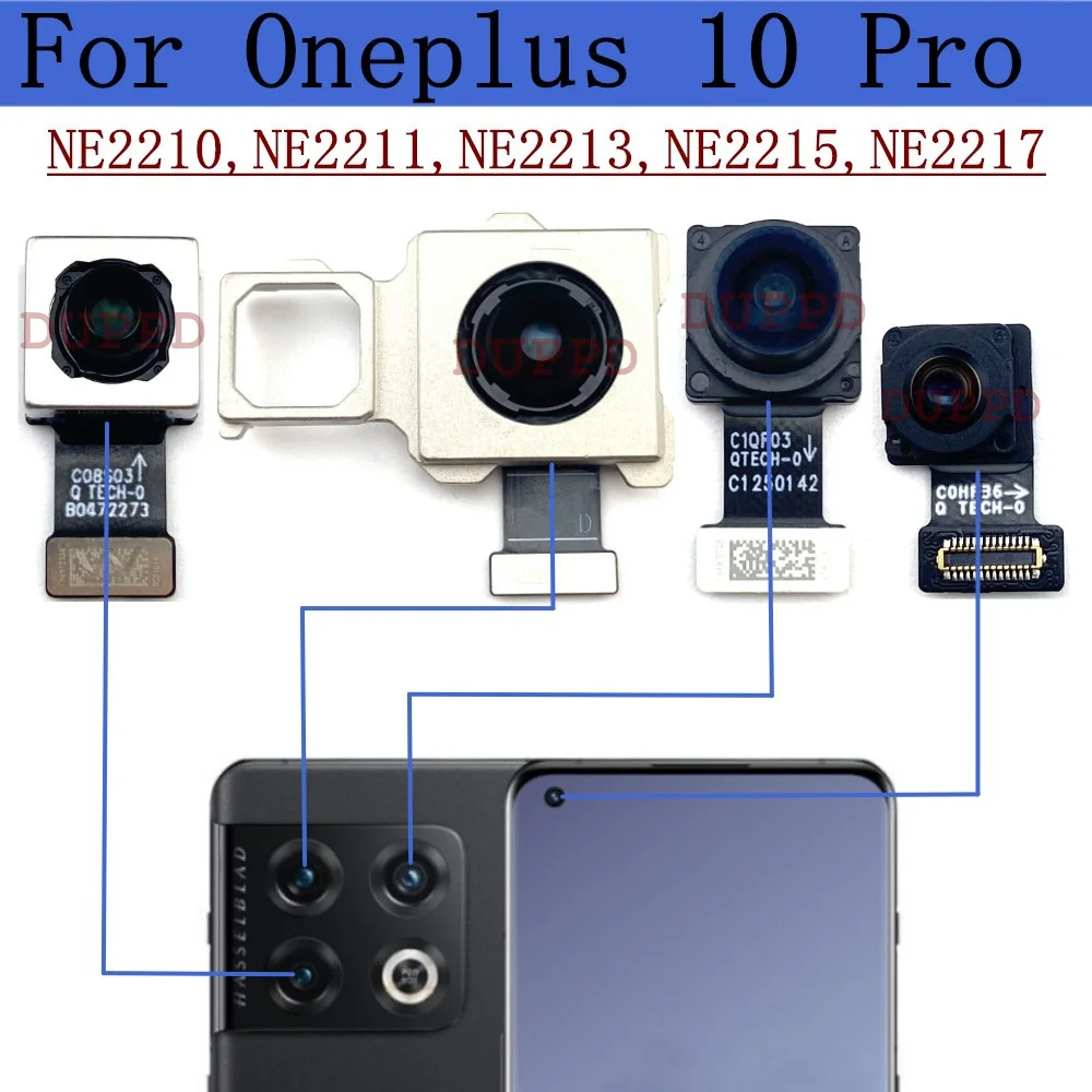 Rear Front Camera Module For Oneplus 10 Pro 10pro Original Back Facing Main Telephoto Ultrawide Camera Assembly Flex