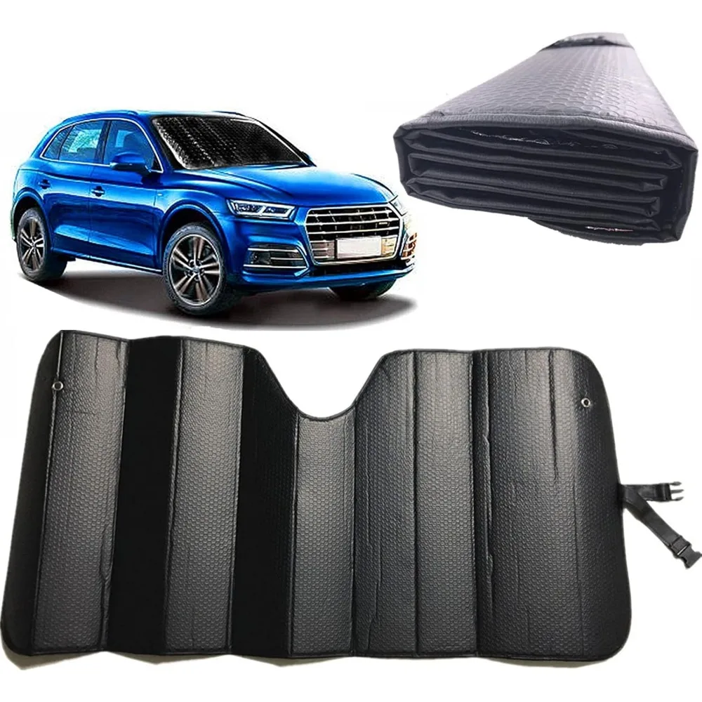 

car sun[shade], sun protector,foldable front window shade-thicken 5-layer bubble for auto windshield uv protection and heat refl