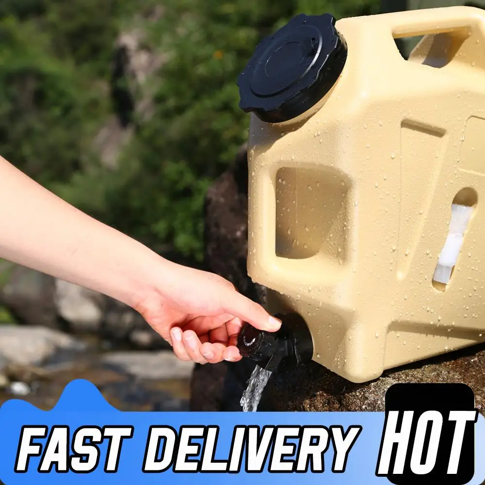 

Большой емкости Кемпинговый резервуар для воды Большой емкости Кемпинговый резервуар для воды Портативный контейнер для воды для кемпинга с краном для пеших прогулок ﻿