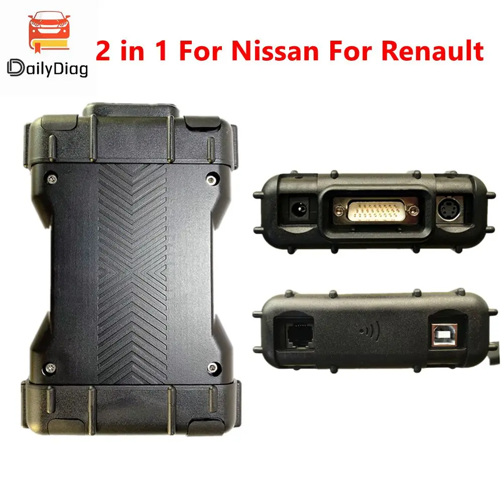 Can Clip 2 in 1 For Renault CAN Clip V227 For Nissan Consult 3 V09.21.00 OBD2 Auto Scanner Car Diagnostic Tool