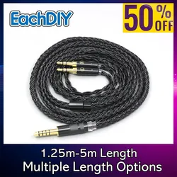 16 Core 99% 7N OCC Earphone Cable For Hifiman Sundara Ananda HE1000se V2 HE6se V2 V3 he400se Arya He-35x Edition XS LN006747