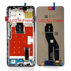 6.7'' Original For Huawei Honor X8a LCD Display CRT-LX1 Touch Screen Panel Digitizer For Honor 90 Lite CRT-NX1 Frame