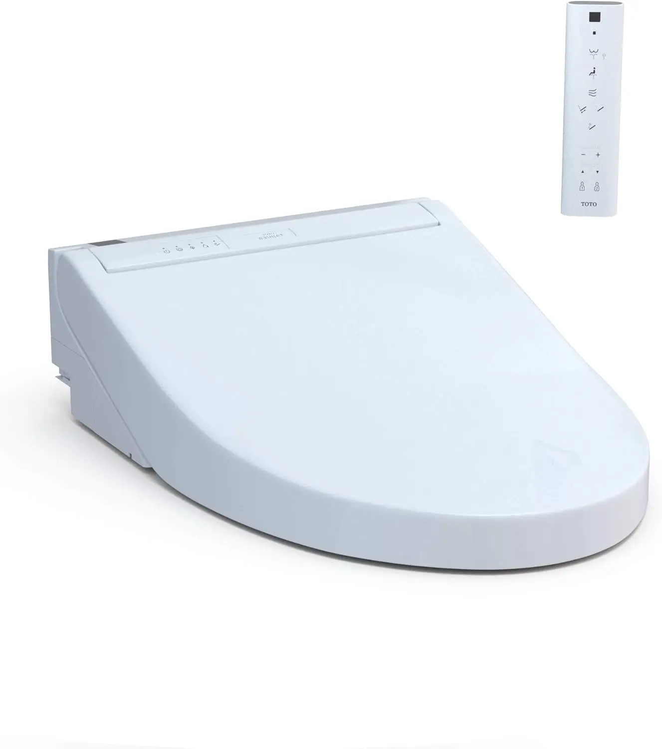 TOTO SW3084#01 WASHLET C5 Electronic Bidet Toilet Seat with PREMIST and EWATER+ Wand Cleaning, Elongated, Cotton White