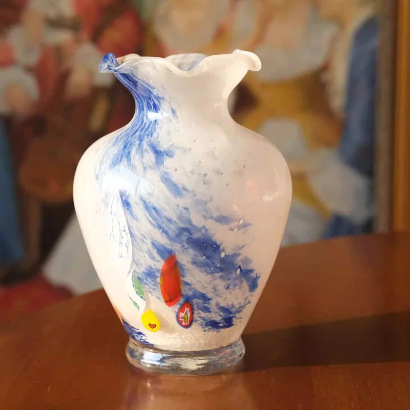 Hand blown vase western