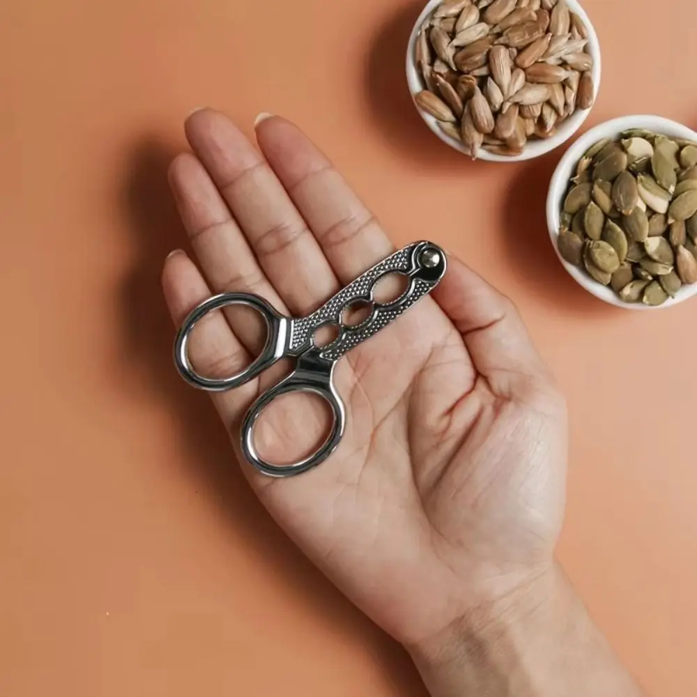 Energy-Saving Mini Dry Fruit Pliers Ergonomic Portable Nut Cracker Tool Stable Durable Nut Sheller Tool Lazy Use