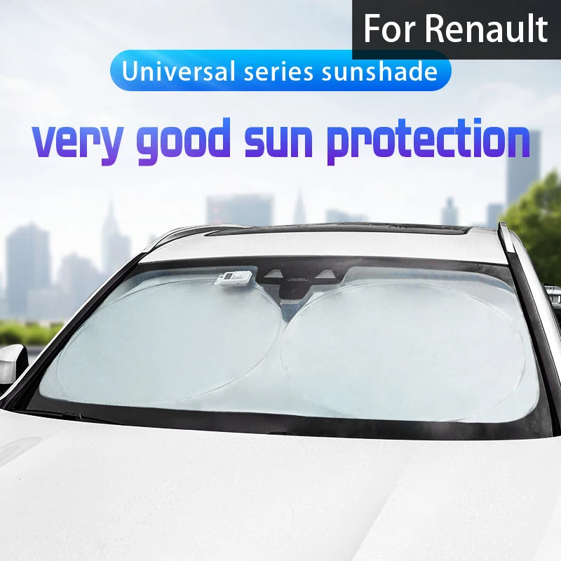 Car Windshield SunShade Cover Auto Accessories For Renault Megane 2 3 4 Twingo Clio Talisman Captur Trafic Kwid Scenic 2 Kadjar