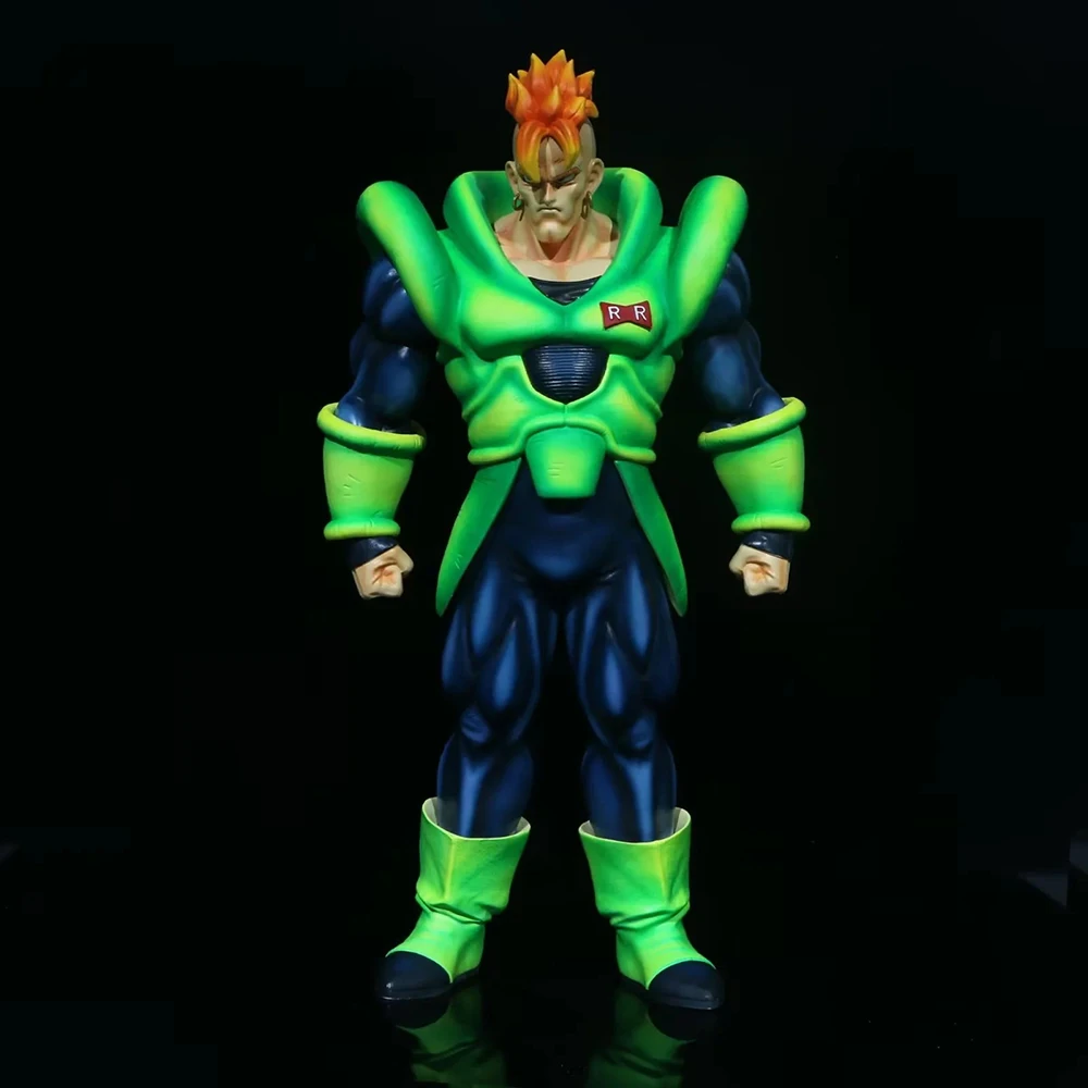 41cm Dragon Ball ANDROID 16 PVC Action Figure Anime ANDROID #16 Figure GK Statue Model Toys Collection Doll Children Gift