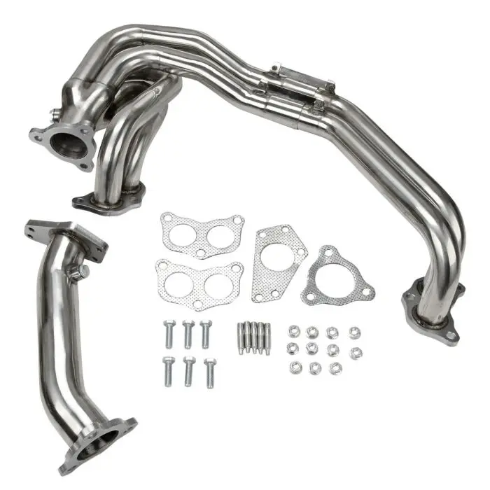 Exhaust Manifold Header Gasket Kit for 2002-2007 Subaru Impreza WRX/STI EJ20 EJ25 2.0L 2.5L Exhaust Header up Pipe All One Kit