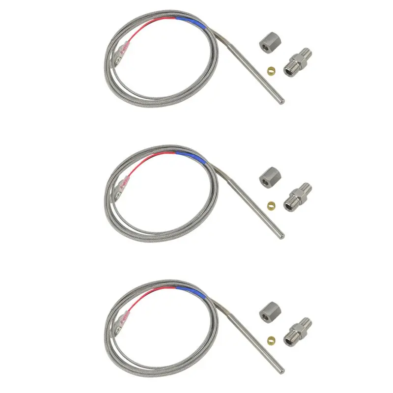 B62B-3X For Exhaust Gas Temperature Sensor Egt K Type Thermocouple Probe Exhaust Temperature Sensor Thread Exhaust