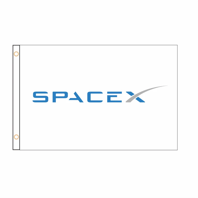 Space X Flag Spacex Banner 2Ft * 3Ft 3Ft * 5Ft QZ-039-image
