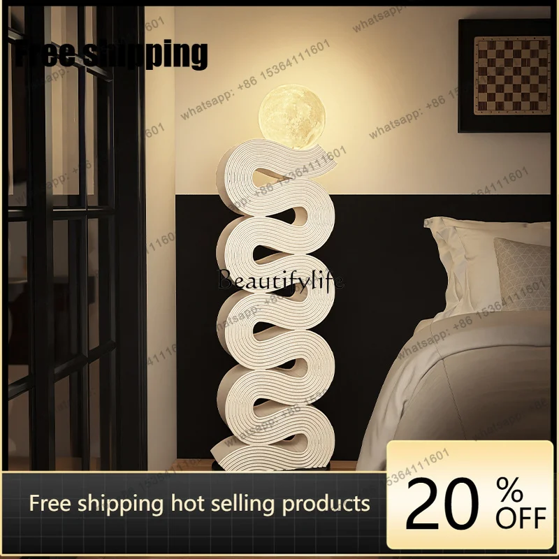 Factory Direct.Art floor luminous body creative curve living room Italian medieval atmosphere