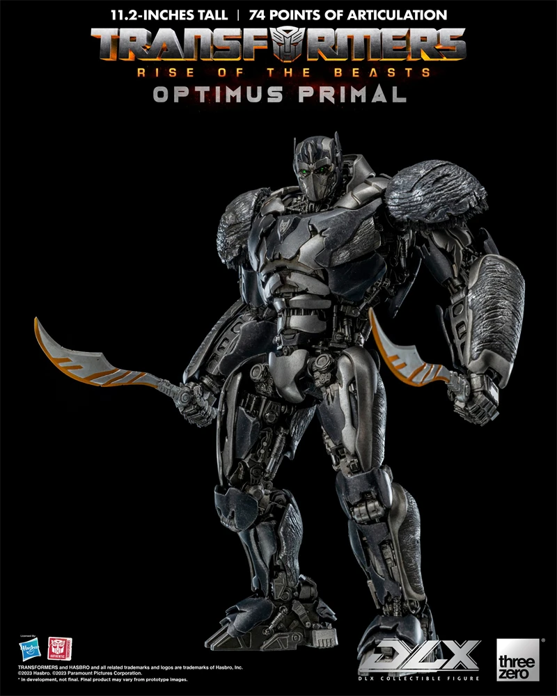 【متوفر】 لعبة 3A Threezero Transformers DLX Optimus Primal Rise Of The Beasts Action Figure Boys القابلة للجمع #5