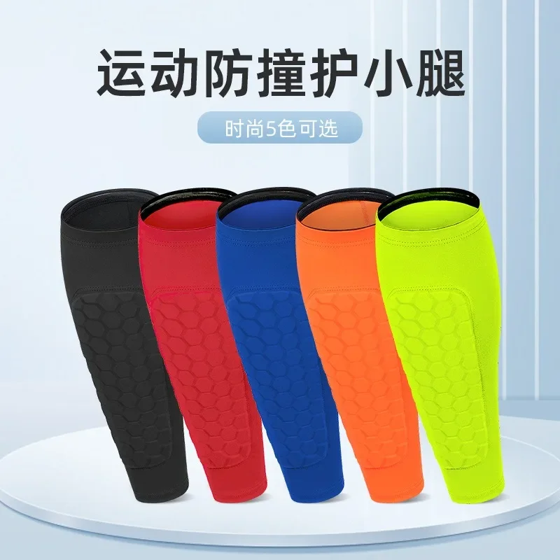 1/2Pcs Sports Soccer Shin Guard Pad For Kids Sleeve Sock Leg Support Football Compression Calf Sleeve Shinguard For Adult Teens