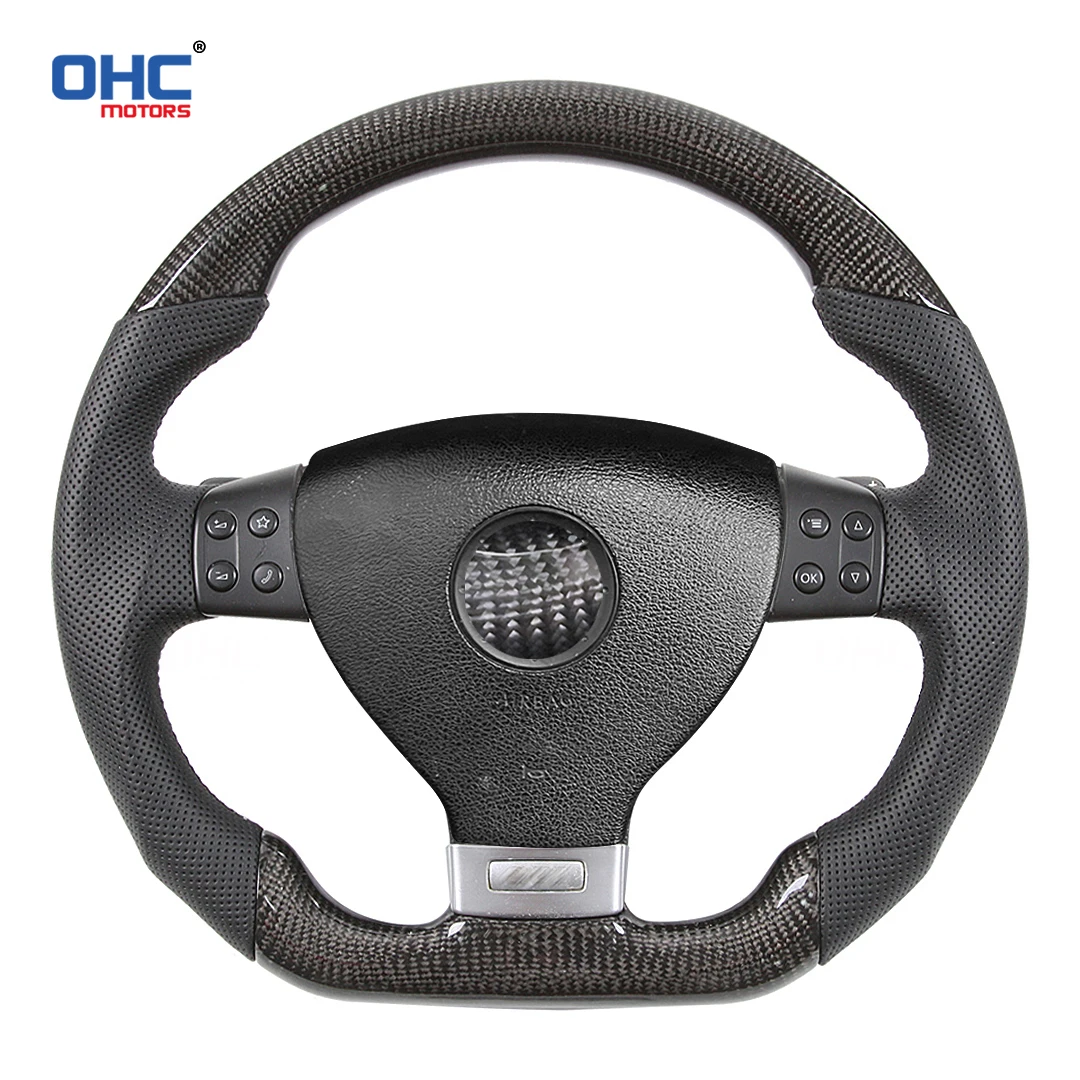 

100% Tested Carbon Fiber Steering Wheel Fit for Volkswagen VW MK5 GTI GLI R Line