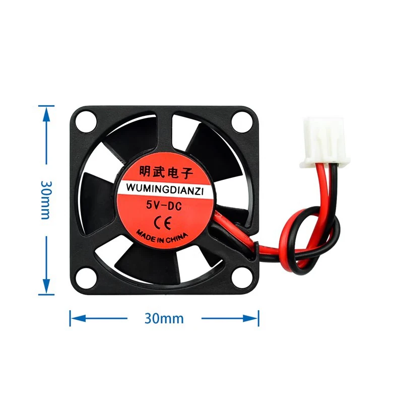 1~100Pcs Custom Version Fan Compatible With Raspberry Pi 3 2nd Generation B+Shell Support B Shell Support