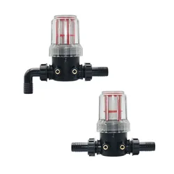 Transparent 60 Mesh Fine Filtration Filter w/ 19mm 25mm Barbed Connector Garden Irrigation Filter Agriculture Tools