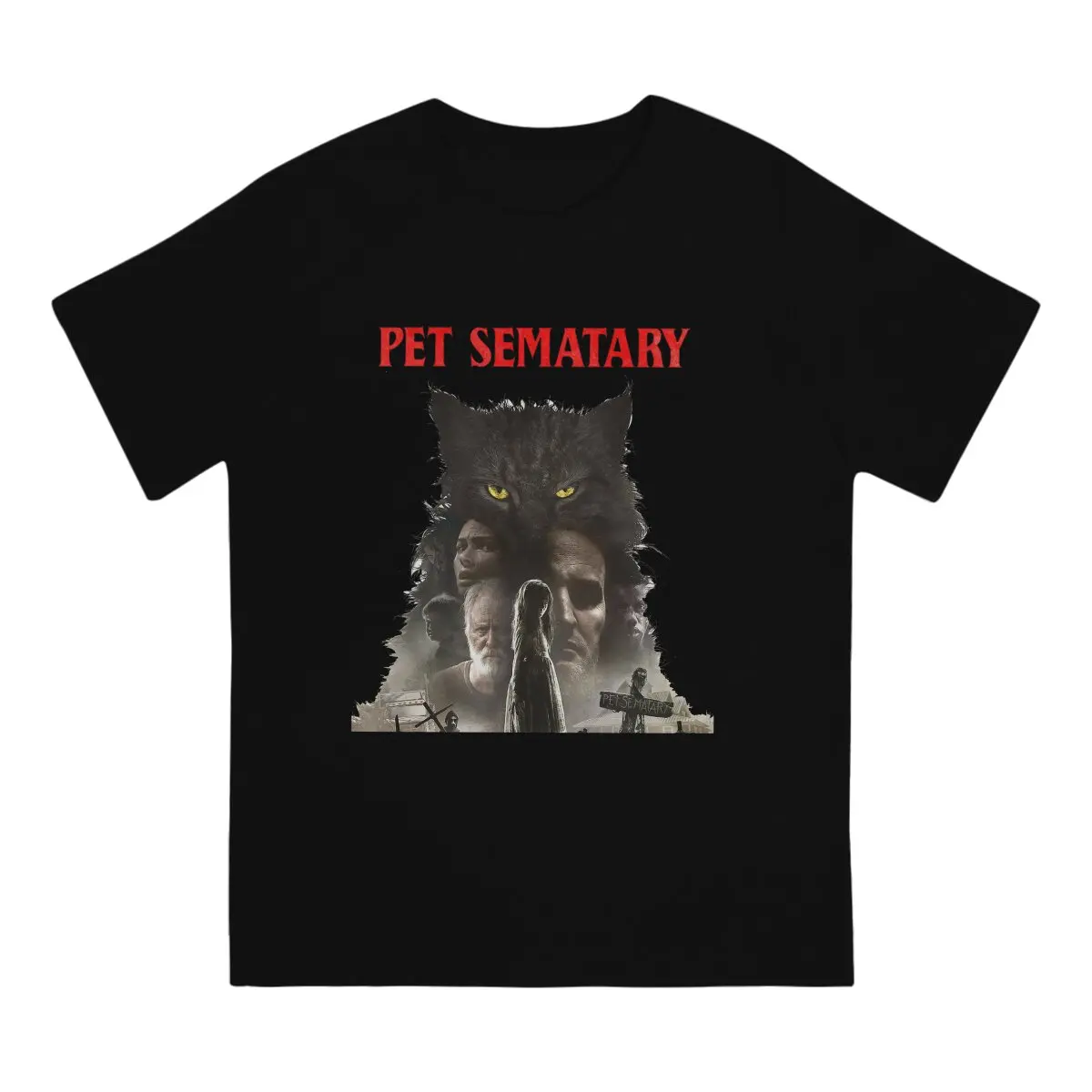 Poster Men TShirt Pet Sematary Crewneck Short Sleeve Fabric T Shirt Funny Top Quality Gift Idea