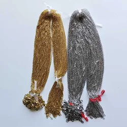 1.5mm 2mm Fashion stainless steel cords chain Necklaces lanyard pendants lobster clasp jewelry 45cm 50cm 60cm Wholesale 100pcs