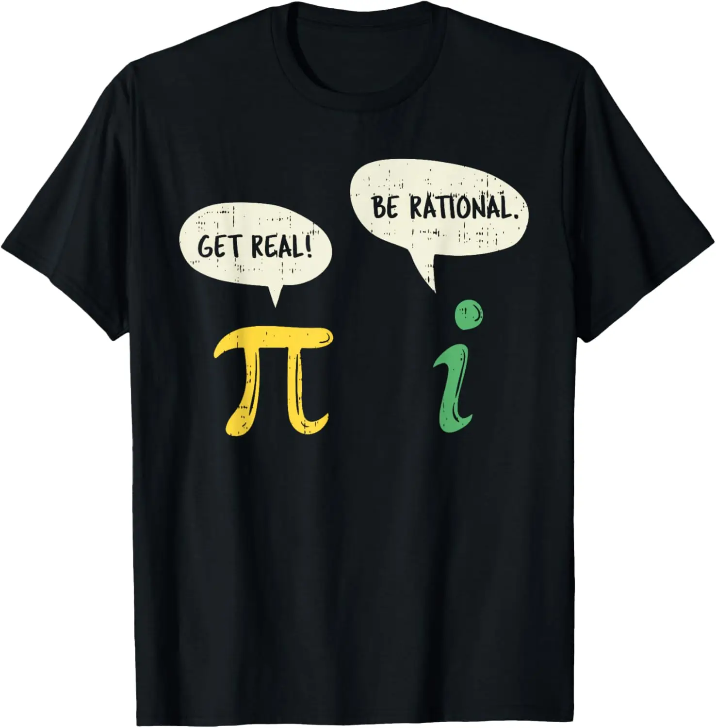 Camiseta feminina de verão, estilo vintage, engraçada, com estampa de diálogo de matemática pi e i, casual, elegante, confortável, manga curta