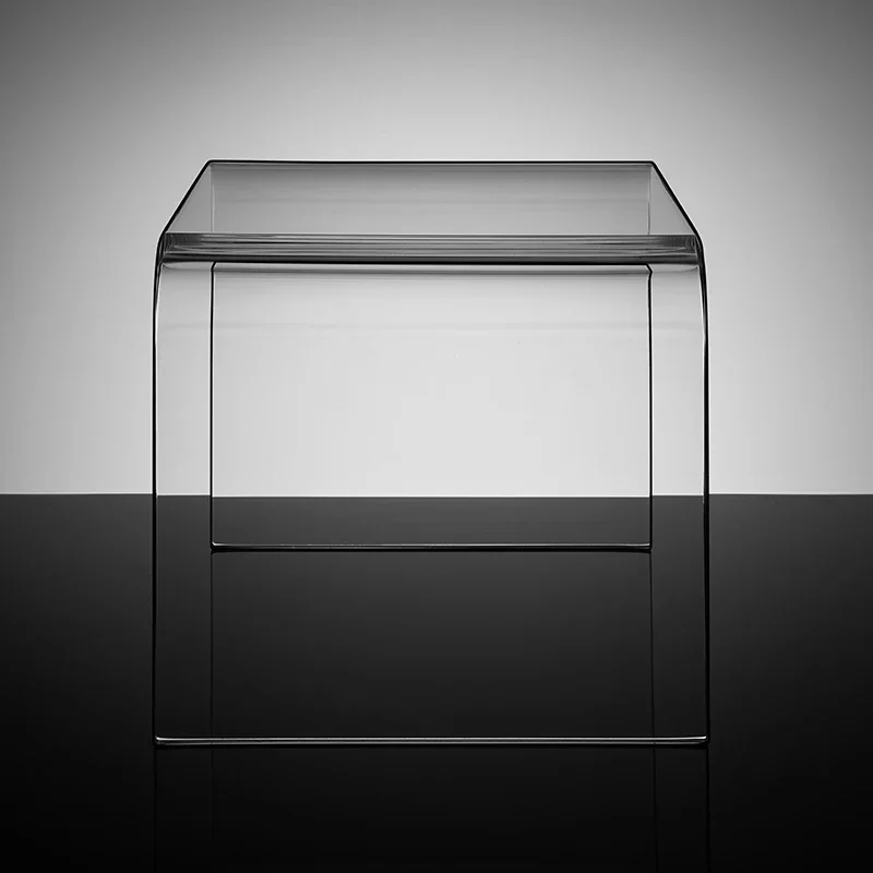 

XK Acrylic Transparent Stool Home Low Stool Makeup Stool Modern Minimalist Bathroom Door Bench