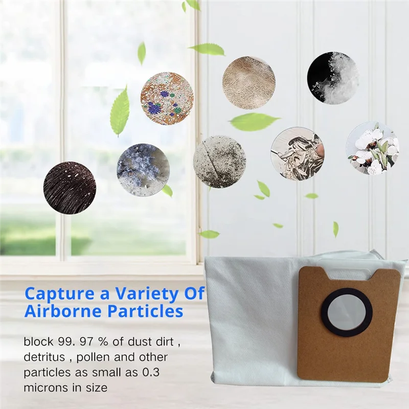 Top Sale 12PCS For Ecovacs Deebot  Y1 Plus Robot Vacuum Cleaner Parts Dust Bag Dust Bin Garbage Bag Vacuum Bag Accessories