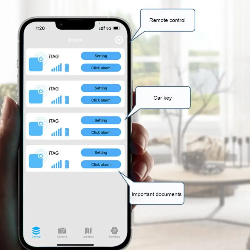 Mini Anti-lost GPS Locator Device Alarm Smart Tag Wireless Bluetooth-Compatible 5.0 Tracker Child Bag Wallet Key Pet Finder