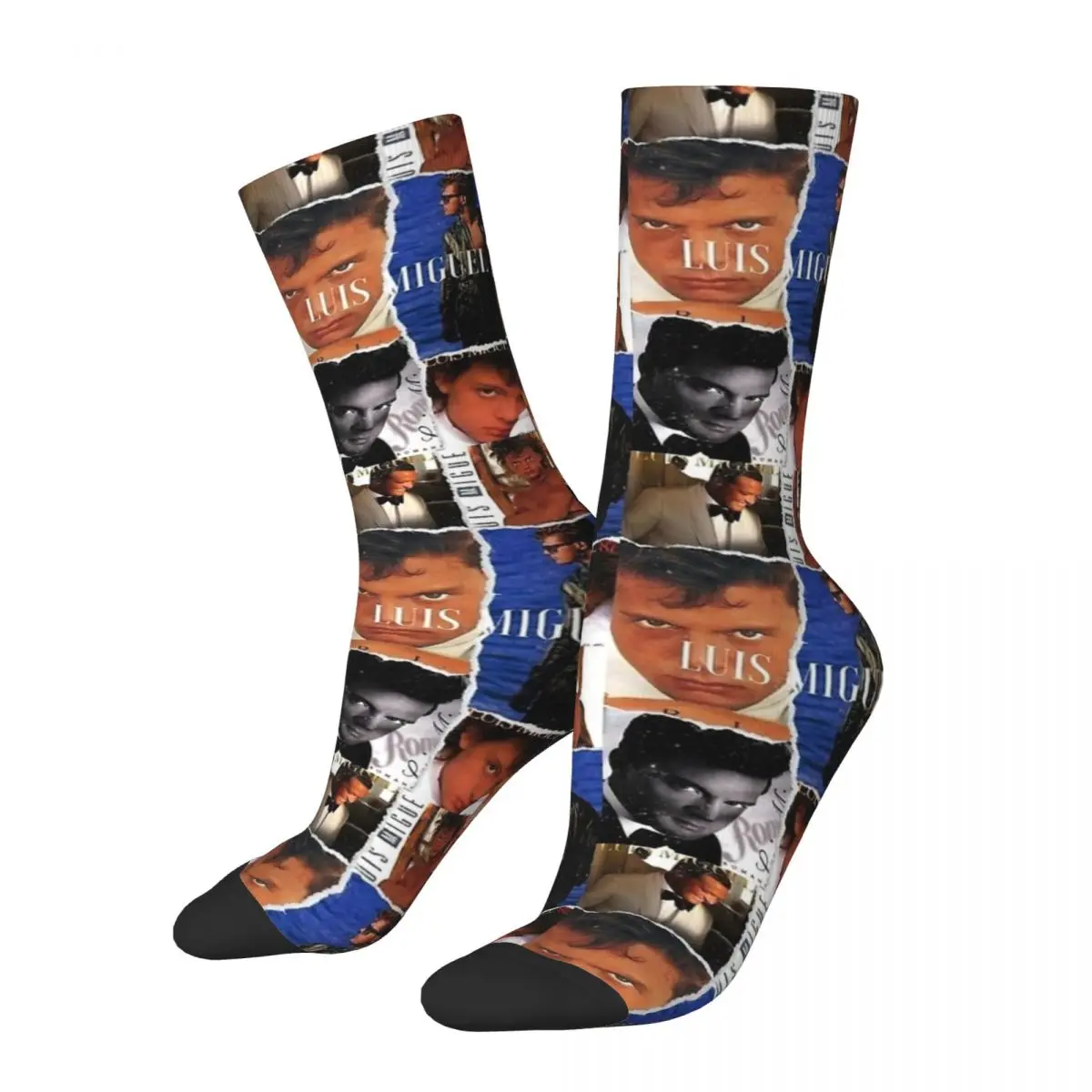 Luis Miguel Tour 2024 Mexican Singer Stockings El Sol De Mexico Graphic Socks Winter Non Skid Socks Men's Skateboard Soft Socks