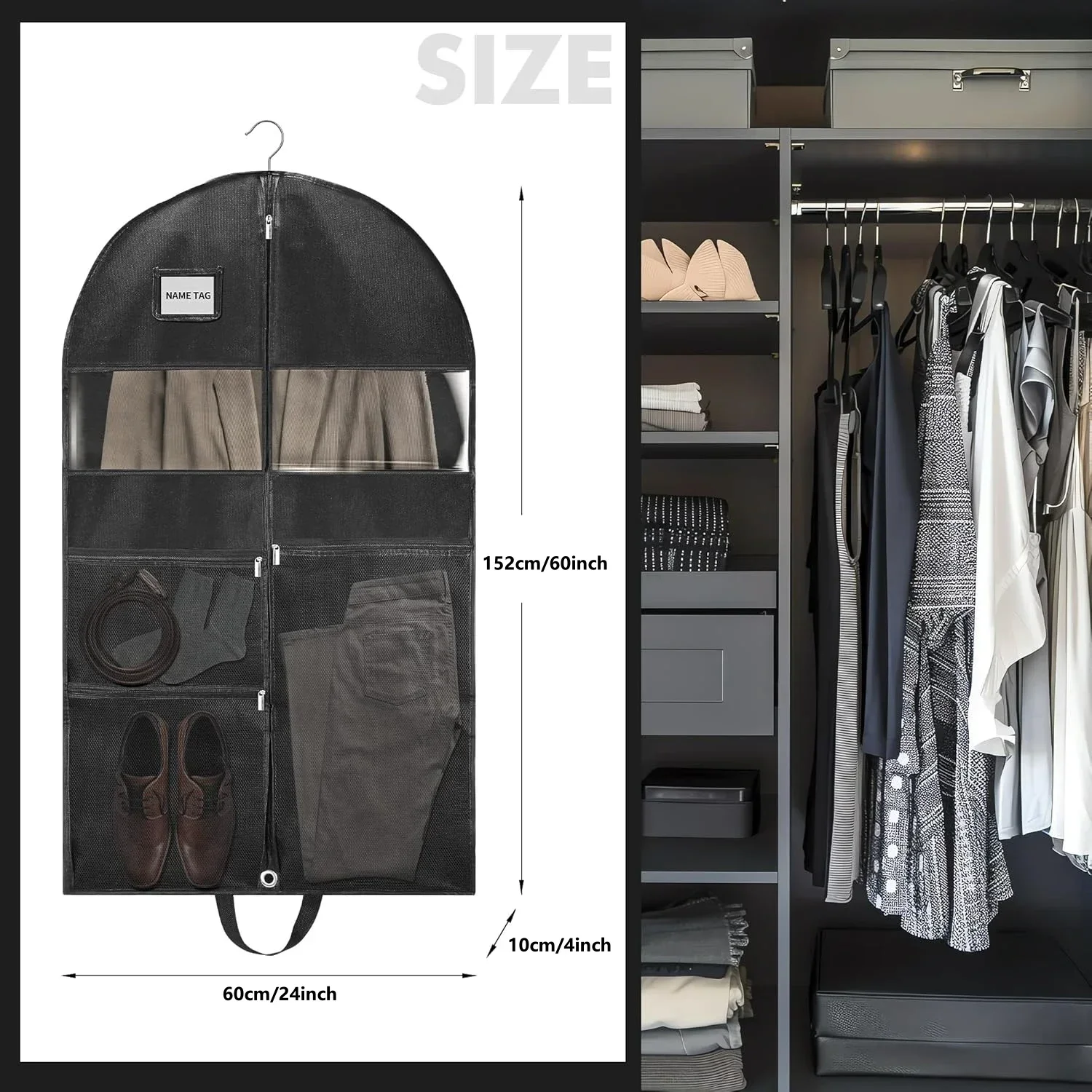 Garment Bag,Heavy Duty 43/51/60\