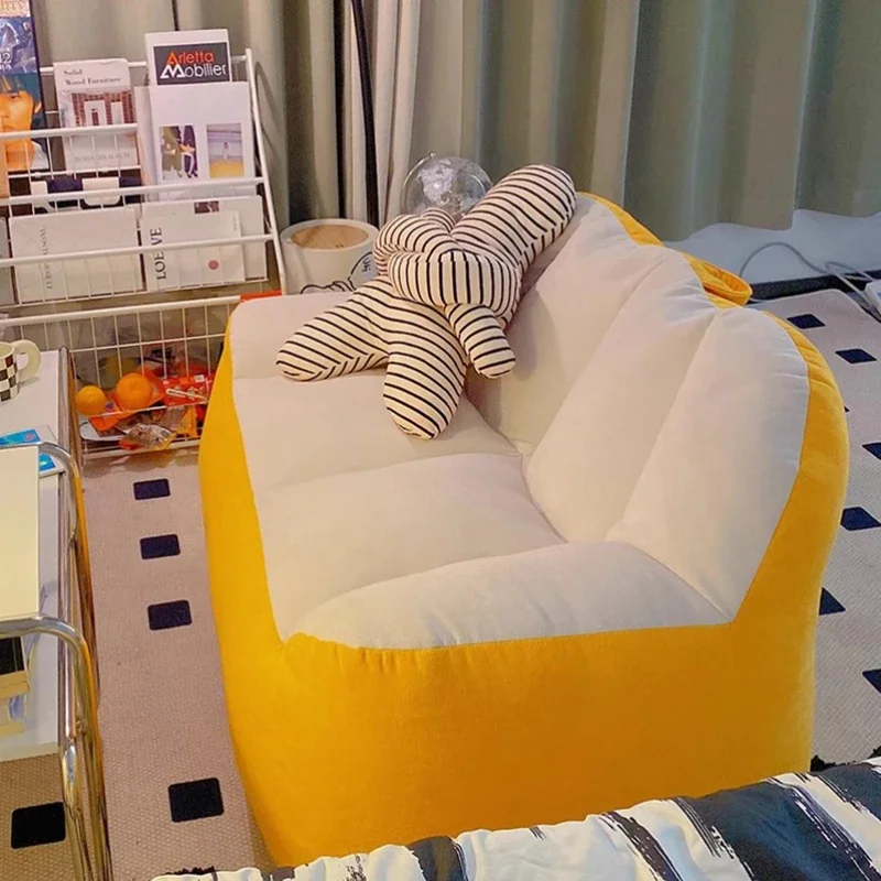 

Comfortable Floor Modern Sofa Cute Double Reading Recliner Sofa Modern Particle Muebles Para Salas Modernos Home Furniture