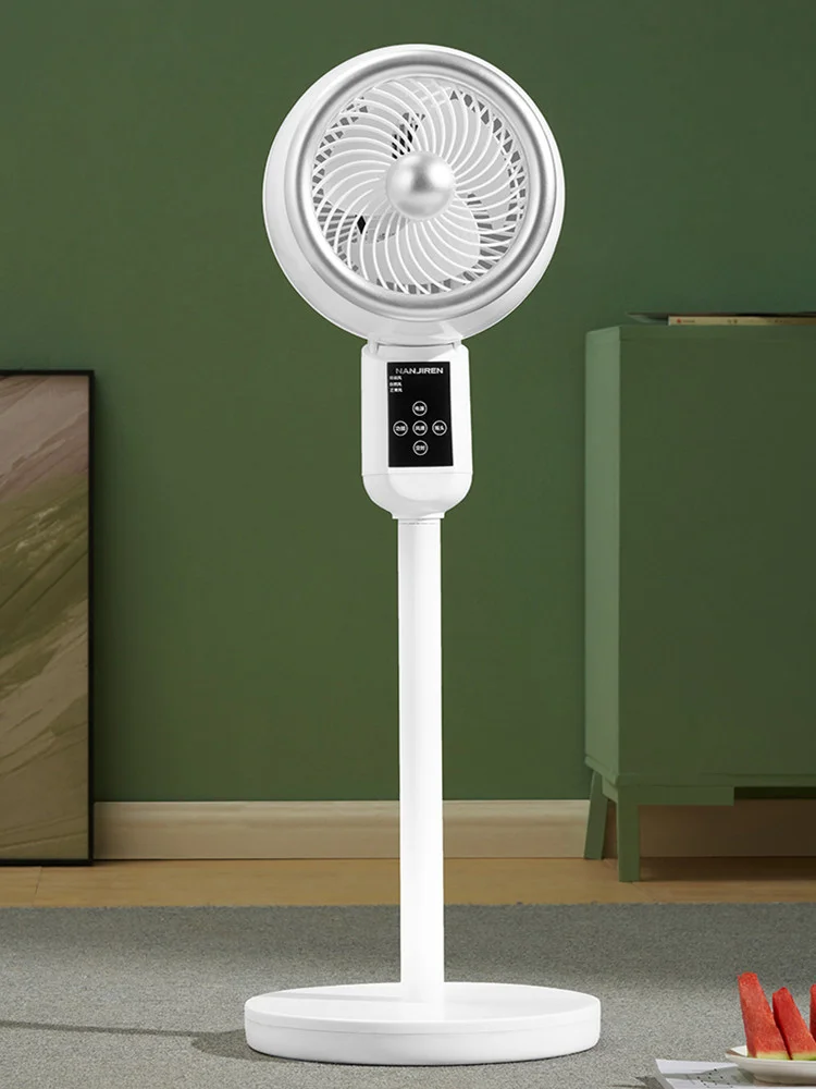 

Circulating Fan Electric Fan Household Floor Fan Desktop Silent Turbine Remote Control Vertical Dormitory Fan Twin Turbine