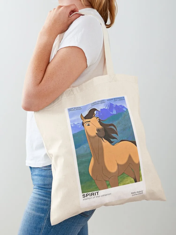 

Spirit Stallion of the Cimarron Tote Eco Shopper Women's handbag tote woman Canvas Tote Women's handbag cute hand bags Shopper