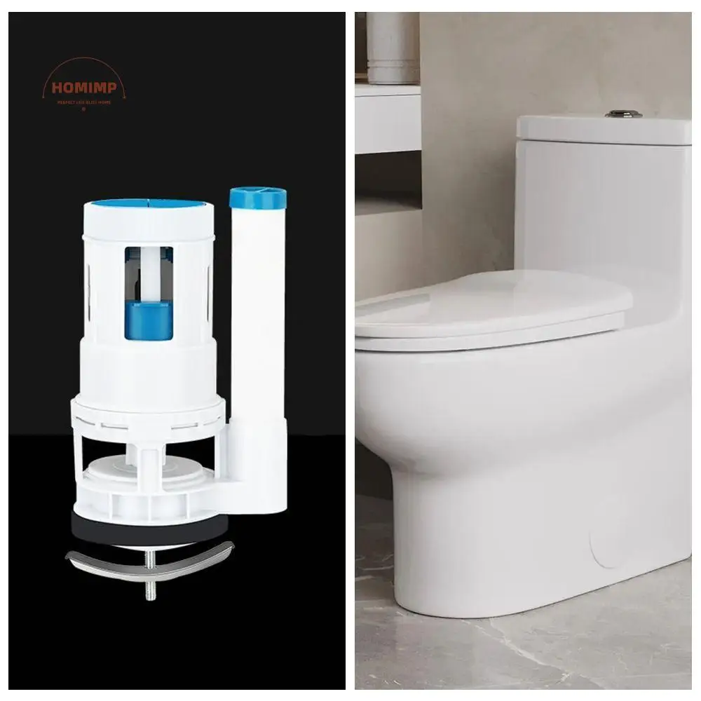 

Leak-proof Water Outlet Valve Dual Flush Plastic One Piece Toilet Drain Valve Adjustable Filtration Fill Water Tank Bathroom