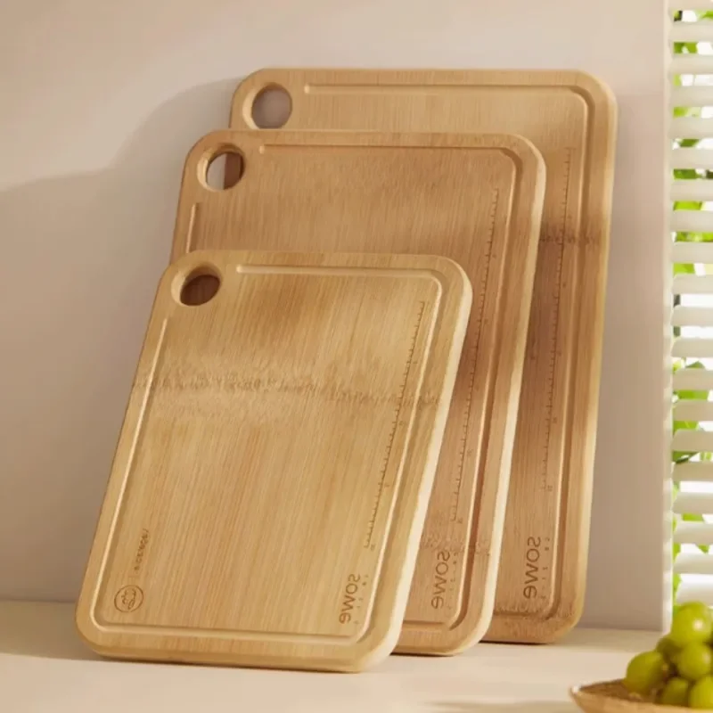 Natural Bamboo and Wood Cutting Board Mildew Proof Antibacterial Household Chopping Board Kitchen Cutting Fruit Accessories