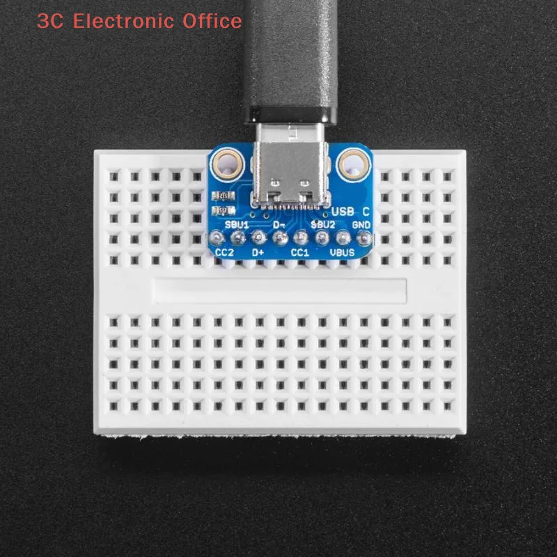 

[SC] 1 комплект USB 3.1 Type-C 16-контактный разъем (гнездо) на 2,54 мм (штырьковый) адаптер-плата, модуль для тестирования высоких токов, для Arduino DIY