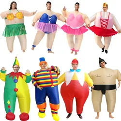 Annual Meeting Funny Performance Costume Japanese Sumo Ballet Inflatable Clothes Party Performance Props Halloween Joker Costume