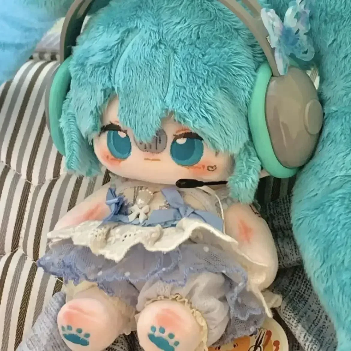 

Miku Plush Kawaii Virtual Singer Miku Anime Figure 20cm Cute Stuffed Plushine Doll Toys DIY Dress Up Room Decor Toys Kids Gifts