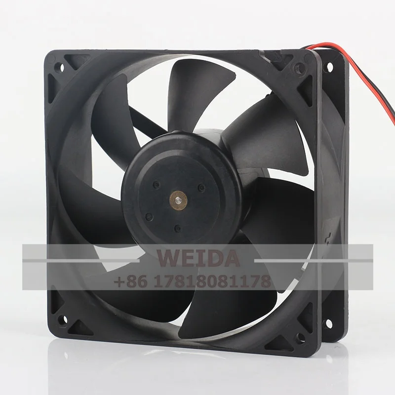 Wentylator podwozia Oryginalny NIDEC D12E-24PG 15 DC24V 0,37A 12038 Dwuprzewodowy AX 655800 Wentylator chłodzący do urządzeń o przepływie osiowym