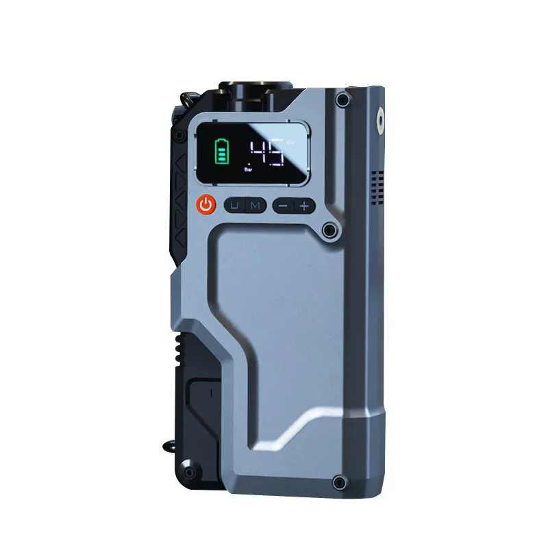 Never Run Out of Power Emergency Jump Starter with 12000mAh Power Bank and Air Compressor Essential for Every Road Trip