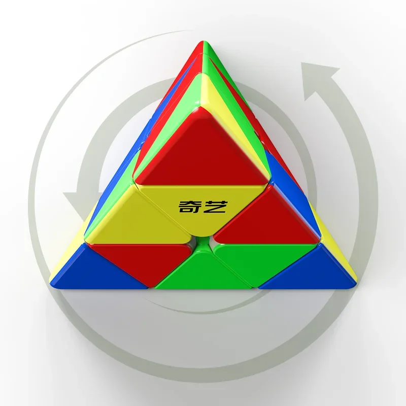 QIYI Pyramid Cube Qiming Plus 3x3 Pyramid 27.5cm Big Cube 3x3x3 Magic Cube Professional Cubo Magico Puzzle Toy for Children