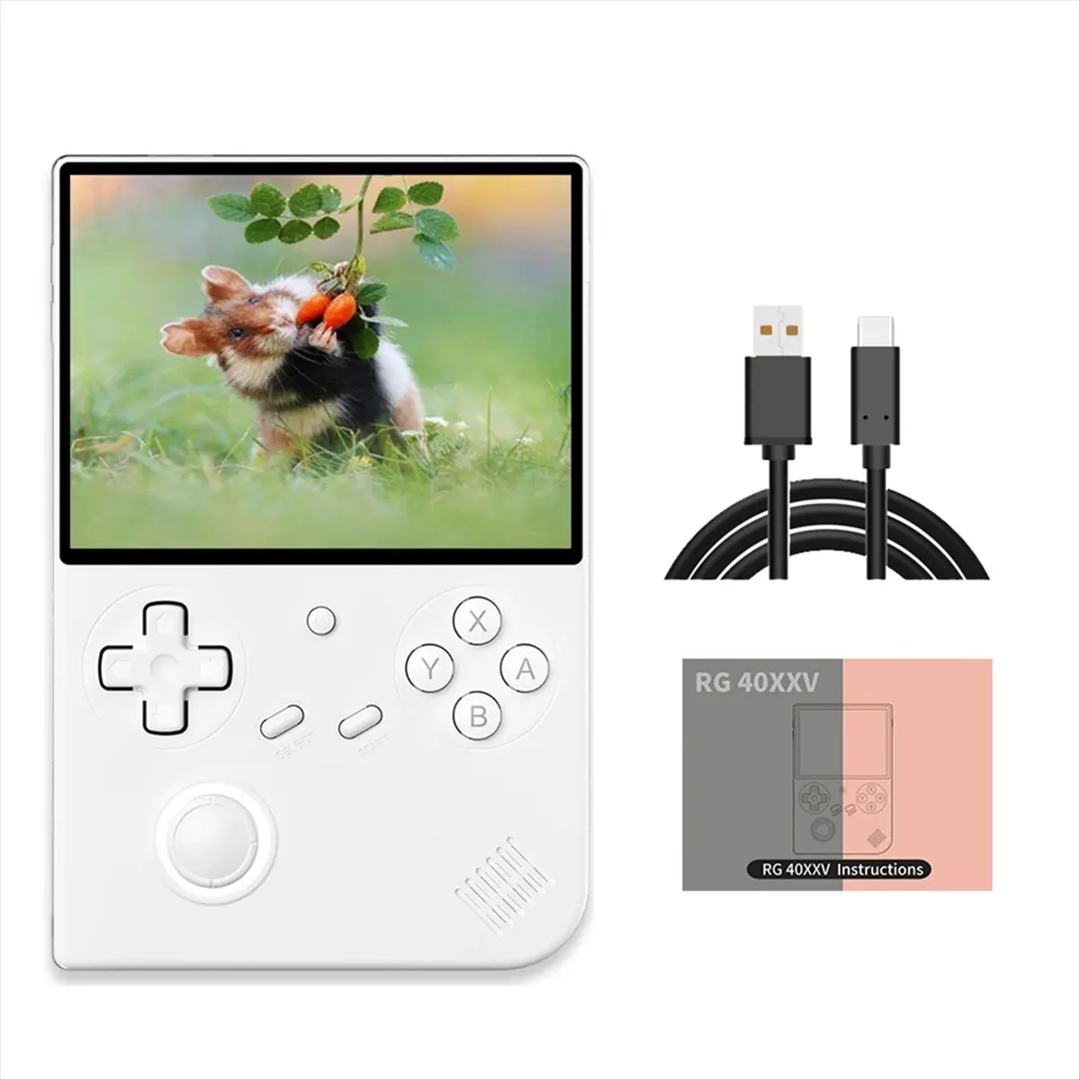 M85K RG40XXV ريترو وحدة تحكم بجهاز لعب محمول 256G 11000 + ألعاب 64 بت لينكس 4.0 بوصة IPS شاشة WIFI RGB عصا التحكم B
