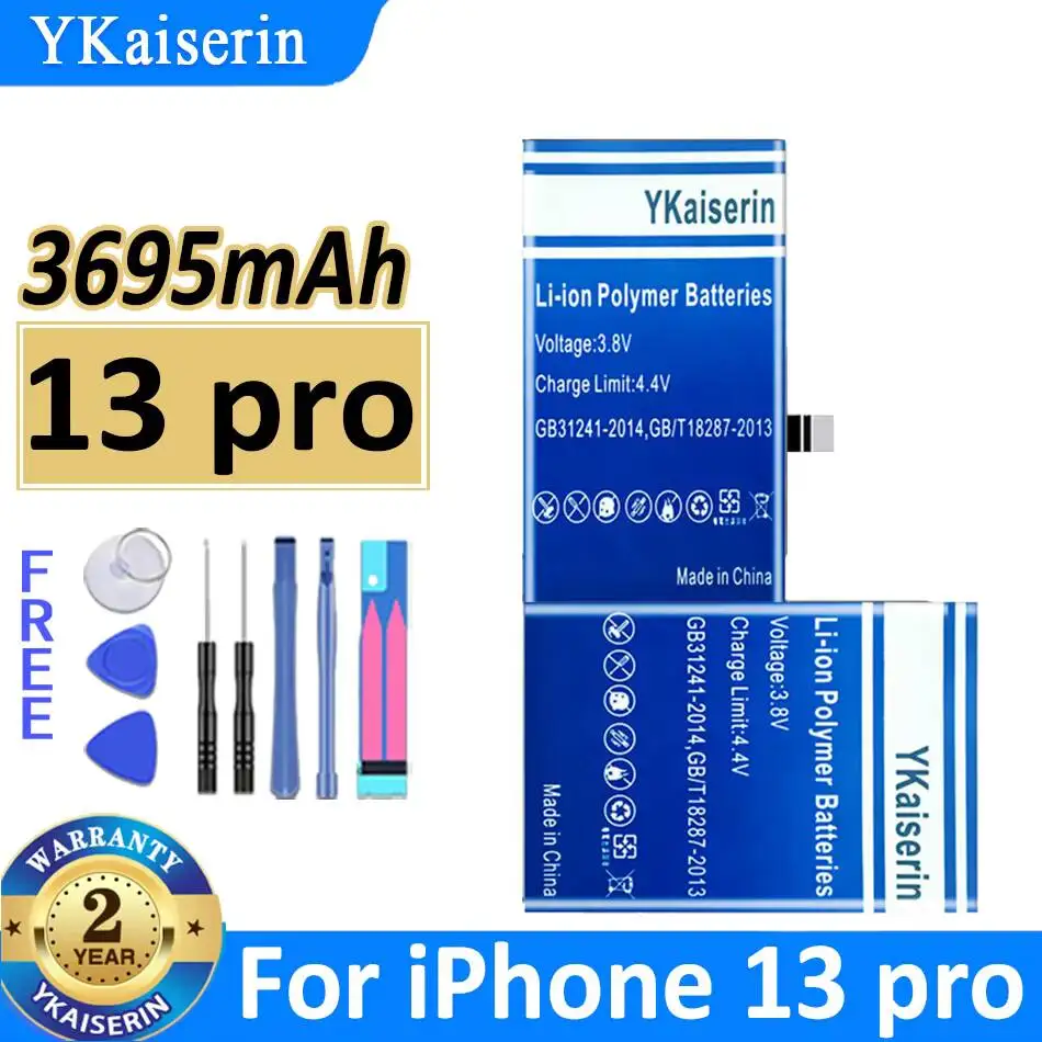 

Аккумулятор для мобильного телефона Apple iPhone 13 Pro, 3695 мАч, с хорошей работой при низких температурах