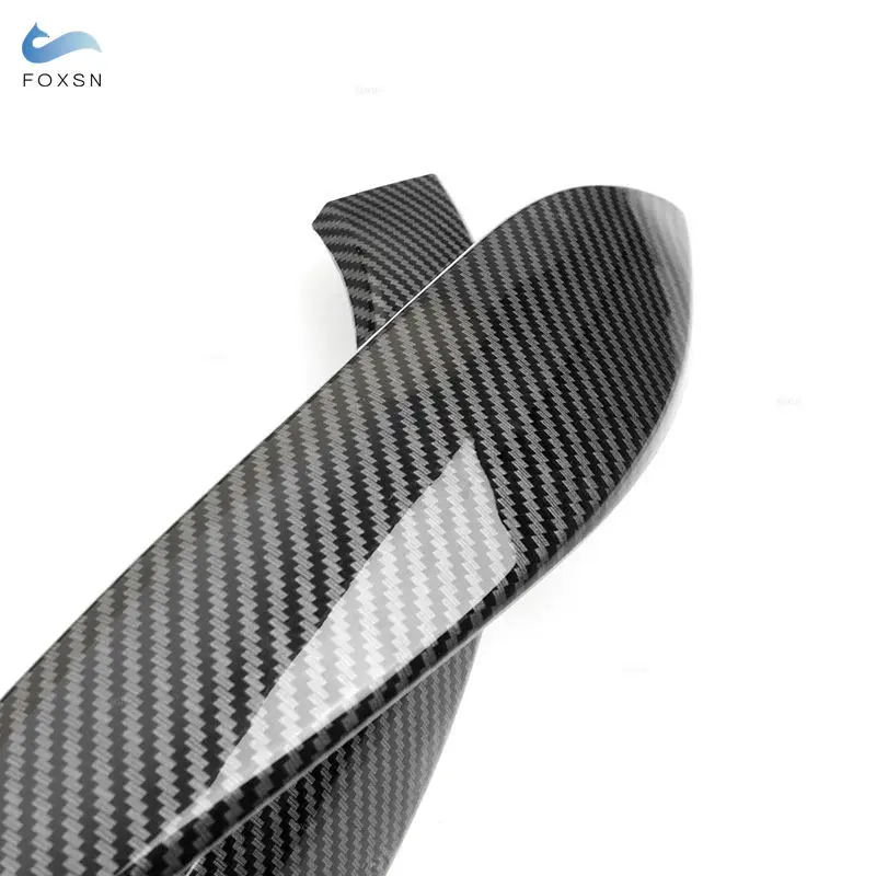 For BMW 3 4 Series F30 F31 F32 F34 F36 F80 F82 F83 Car Inner Door Handle Pull Outer Cover ABS Carbon Texture Trim Accessories 