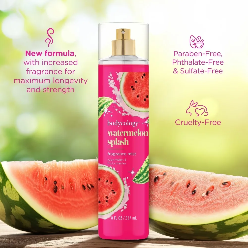 8 FL oz Watermelon Splash Fruity Body Mist Long Lasting Light Fragrance Spray For Skin view 5