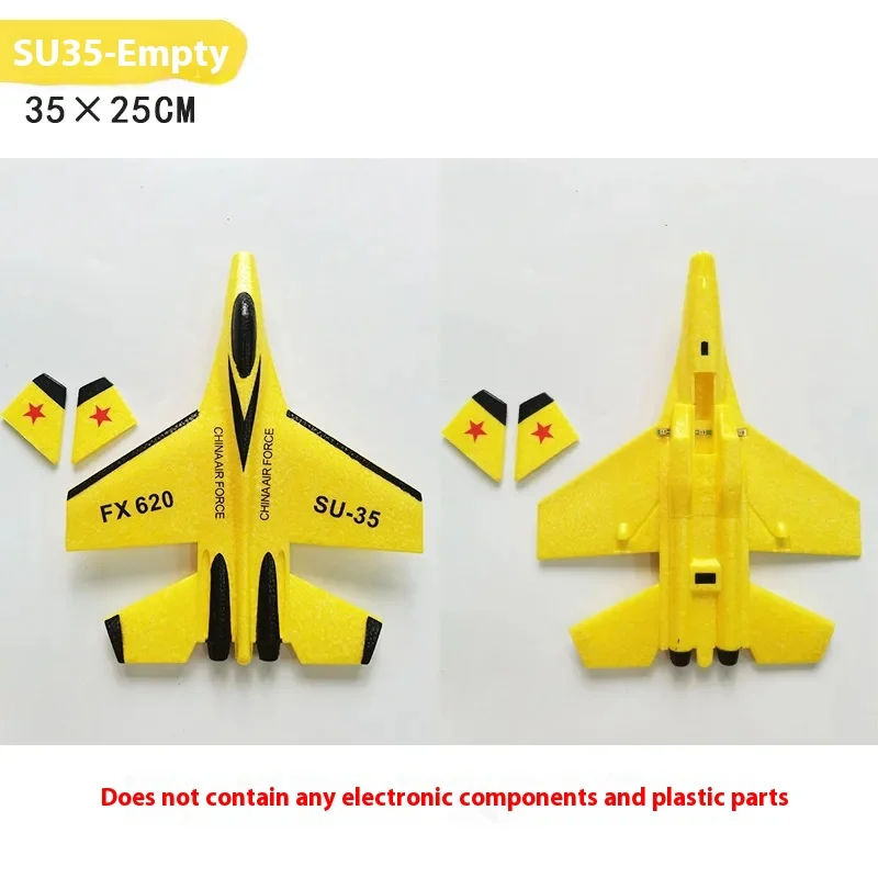 Fx620 Remote Control Aircraft Fx635 Su35 Fixed Wing Foam Aircraft Glider Airframe Diy Assembly Aircraft Parts