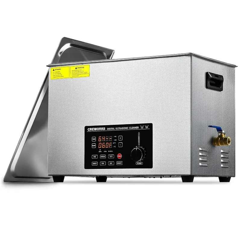 

Dual Frequency 30L Digital Ultrasonic Cleaning Machine, 28 & 40 kHz 500W Ultrasonic Cleaner with Adjustable Power, 7.9gal.