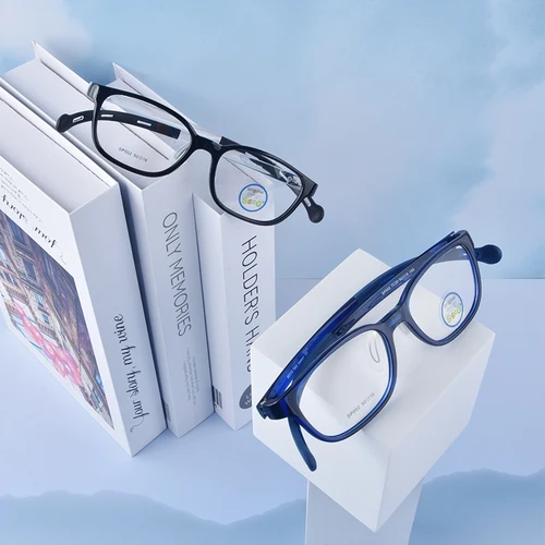 Imagen 2 del producto SECG-gafas suaves y flexibles ultraligeras para niños, lentes ópticas deportivas de silicona para niños y niñas, estudiantes, miopía