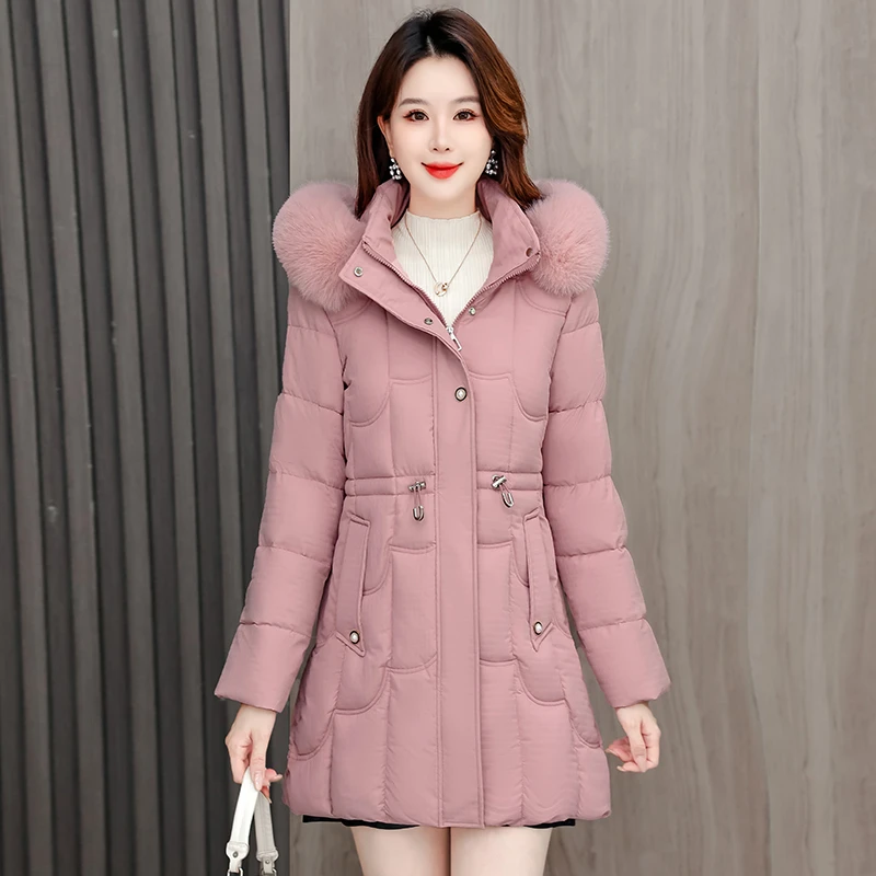 

Зимний пуховик, женские парки, модное высококачественное теплое хлопковое стеганое пальто, женское пальто, верхняя одежда с капюшоном, топы