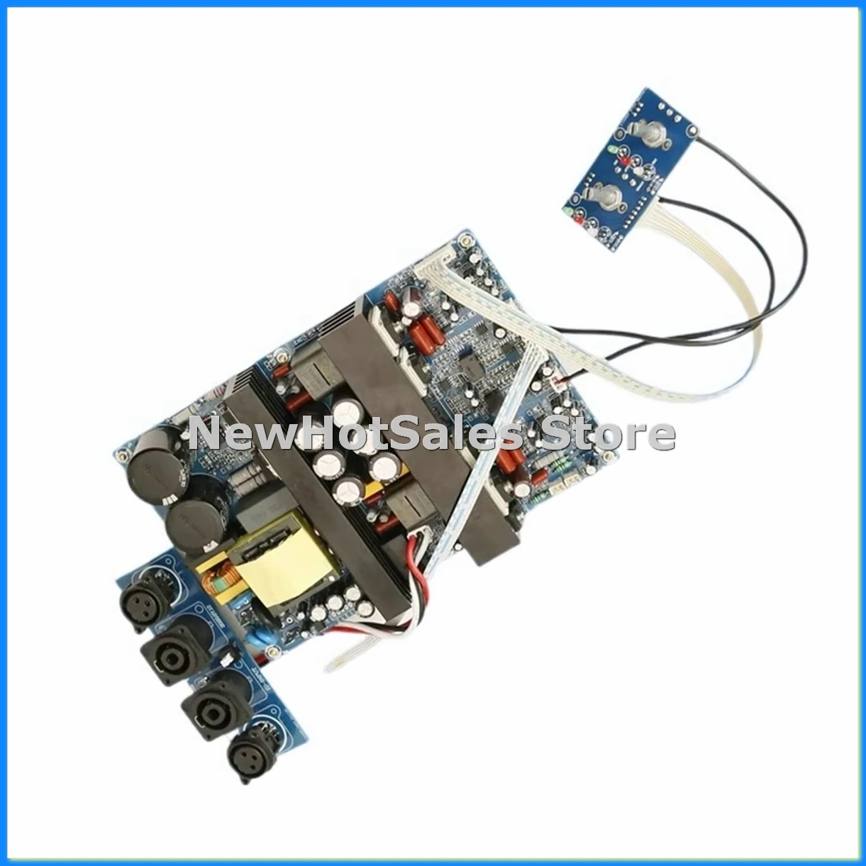 New IRS2092 Stereo Digital Amplifier Board 500W+500W Dual Channel Audio Amplifier with Volume Adjustment-VVNB